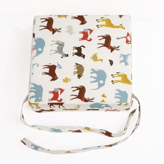 Baby Kids Stoel Booster Kussen Kinderstoel Verhogen Hoogte Seat Pad Mat Stoelkussens AN88 Beige