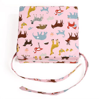 Baby Kids Stoel Booster Kussen Kinderstoel Verhogen Hoogte Seat Pad Mat Stoelkussens AN88 Roze