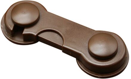 Baby Kids Veiligheid Sloten Voor Deur Window Kast Lade Zelfklevende Deurklinken Multipurpose Kinderen Veiligheid Beschermende Lock koffie