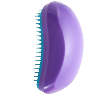 Baby Kids Vrouwen Detangling Hair Brush Kammen Salon Zachte Anti-Statische Borstel Tangle Nat Droog Haren Handvat Tangle Krullend Paars