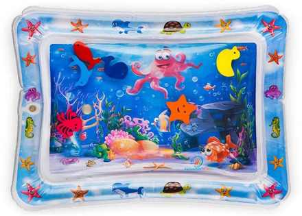Baby Kids Water Play Mat Toys Inflatable thicken PVC infant Tummy Time Playmat Toddler Activity Play Center water mat for babies