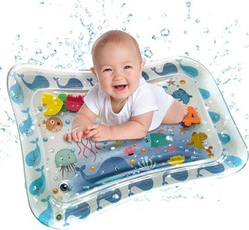 Baby Kids Water Spelen Mat Opblaasbare Zuigelingen Tummy Tijd Playmat Speelgoed Voor Kinderen Zomer Zwemmen Strand Zwembad Game Cool Tapijt speelgoed