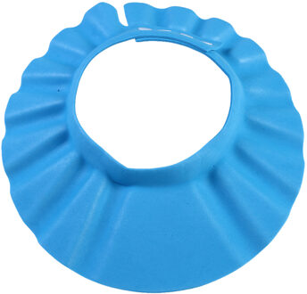 Baby Kinderen Veilig Bad Baden Douche Verstelbare Shampoo Cap Hoed Wash Hair Shield Blauw