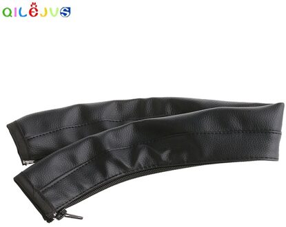 Baby Kinderwagen Wandelwagen Armsteun Case Handvat Pu Lederen Beschermhoes zwart