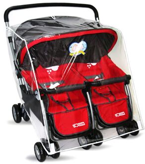 Baby Kinderwagens Regenhoes Baby Kinderwagen Regenjas Voor Twins Clear Wandelwagen Regenjas Wind Dust Shield Kinderwagen Accessoires