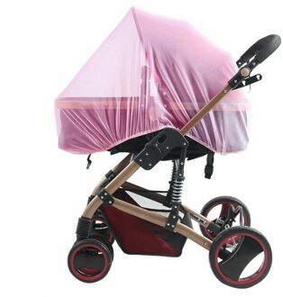 Baby Klamboe Voor Kinderwagen Car Seat Baby Bugs Beschermen Universele Wandelwagen Klamboe Ej Roze