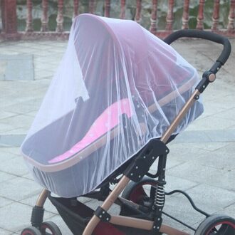 Baby Klamboe Voor Kinderwagen Car Seat Baby Bugs Beschermen Universele Wandelwagen Klamboe Ej wit