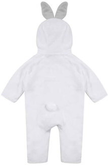Baby konijn alles-in-één nachtkleding - maat 68 Wit