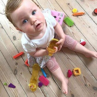 Baby Kruipen Anti-Slip Knie Compressie Mouw Unisex Knieschijfproblemen Dekking 5