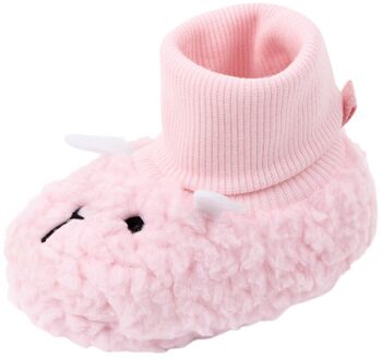 Baby Laarzen Winter Baby Boy Meisjes antislip Cartoon Warm Sokken Schoenen Prewalker Cartoon Leuke Animatie Slip-on katoenen Baby Boot Roze / 5