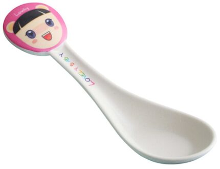 Baby Leuke Lepels Voeden Gerechten Servies Voor Kinderen Bestek Bestek Colher Lepel Siliconen Gereedschap-Voor-Patchwork Lot Soep pollepel Cute baby