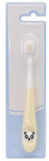 Baby Leuke Zachte Tandenborstel Voor Kinderen Tanden Cartoon Animal Training Tandenborstels Baby Dental Care Tandenborstel geel