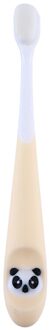 Baby Leuke Zachte Tandenborstel Voor Kinderen Tanden Cartoon Training Tandenborstels Baby Dental Care Tandenborstel geel 1