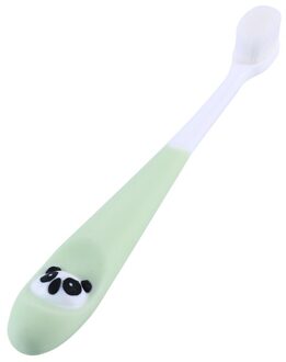 Baby Leuke Zachte Tandenborstel Voor Kinderen Tanden Cartoon Training Tandenborstels Baby Dental Care Tandenborstel groen 1