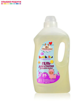 Baby Liquid Laundry Detergent Bambolina 3081359 Улыбка радуги ulybka radugi r-ulybka smile rainbow gel for linen Mother Kids Care Cleaning kid