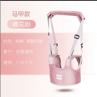 Baby Lopen Riem Is Ademend, Baby Lopen Riem Kan Voorkomen Vallen En Wurging Vest stijl roze