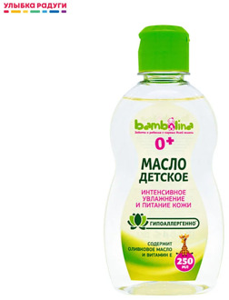 Baby Lotions & Creams Bambolina 3111444 Mother mothers Kids kid Baby Care Babies Skin lotion cream humidification moistening wetting nutrition Улыбка радуги ulybka radugi r-ulybka smile rainbow косметика oil