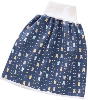 Baby Luier Rok Waterdichte Lekvrije Luier Trainingsbroek Baby En Kinderen Nocturia Artefact Katoen Wasbare Luier Pocket groen