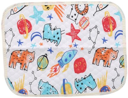 Baby Luiers Matten Waterdichte Isolatie Pad Baby Comfortabele Huidvriendelijke Draagbare Pads Bescherming Bed Pad Kids Zorg Levert Crayon doodle