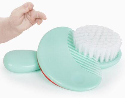 Baby Massage Hoofdhuid Kam Grooming Douche Kit Veiligheid Zachte Baby Haar Borstel 2 Stks/set