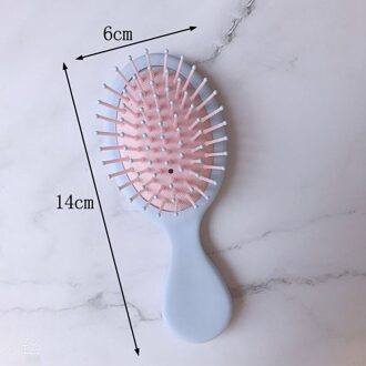 Baby Massage Luchtkussen Kam Multipurpose Hoofdhuid Massage Haar Borstel Plastic Draagbare Kammen Baby Zorg Levert Anti-Statische blauw