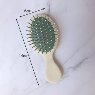 Baby Massage Luchtkussen Kam Multipurpose Hoofdhuid Massage Haar Borstel Plastic Draagbare Kammen Baby Zorg Levert Anti-Statische geel