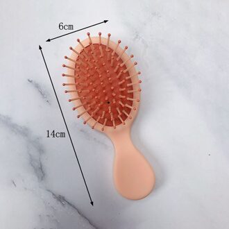 Baby Massage Luchtkussen Kam Multipurpose Hoofdhuid Massage Haar Borstel Plastic Draagbare Kammen Baby Zorg Levert Anti-Statische oranje