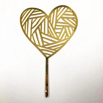 Baby Meisje Baby Boy Cake Toppers Vlaggen Kids Gelukkige Verjaardag Roze Blauw Goud Cupcake Topper Bruid Party Baby Shower decor 117-mirror 1stk