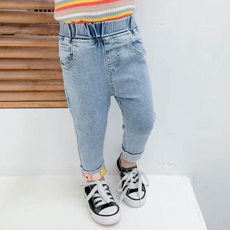 Baby Meisje Jeans Bloemen Meisje Jeans Casual Stijl Jeans Zuigeling Lente Herfst Peuter Meisje Kleding 2T