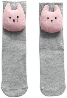 Baby Meisje Leuke Cartoon Sokken Panty Candy Kleur Katoen Lange Sokken Party Baby Kinderen Zachte Crib Been Warmer Pads