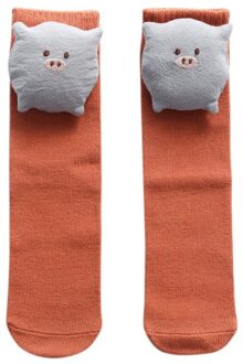 Baby Meisje Leuke Cartoon Sokken Panty Candy Kleur Katoen Lange Sokken Party Baby Kinderen Zachte Crib Been Warmer Pads