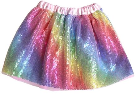 Baby Meisje Rok Pailletten Elastische Taille Korte Tutu Rokken Casual Plooirok Hoofdband Meisje Rokken
