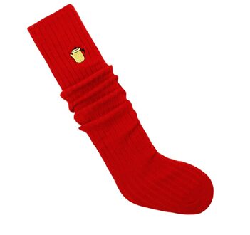 Baby Meisjes Kleurrijke Kids Sokken Voor Meisjes Jongens Winter Katoenen Sokken Knie Hoge Kinderen Sokken Solid Kids Producten Lage Prijs Rood