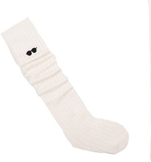 Baby Meisjes Kleurrijke Kids Sokken Voor Meisjes Jongens Winter Katoenen Sokken Knie Hoge Kinderen Sokken Solid Kids Producten Lage Prijs wit