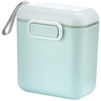 Baby Melkpoeder Draagbare Babyvoeding Opslag Formule Dispenser Granen Baby Melkpoeder Doos Cartoon Outdoor Draagbare Melk Kan groen-L