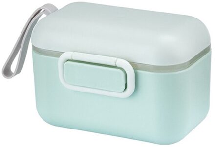 Baby Melkpoeder Draagbare Babyvoeding Opslag Formule Dispenser Granen Baby Melkpoeder Doos Cartoon Outdoor Draagbare Melk Kan groen-S