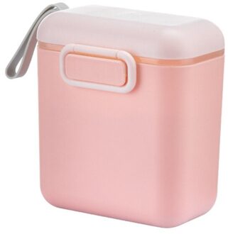 Baby Melkpoeder Draagbare Babyvoeding Opslag Formule Dispenser Granen Baby Melkpoeder Doos Cartoon Outdoor Draagbare Melk Kan roze-L
