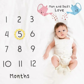 Baby Milestone Photo Props Background Blankets Kids Play Mats Cloth Souvenir Photo Accessories Bath Towel Photography Props