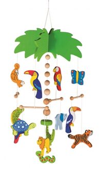 Baby mobiel jungle dieren Multikleur