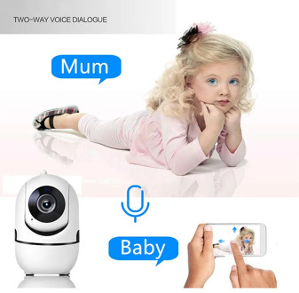 Baby Monitor IP Camera Auto Tracking HD 1080p Home Wifi Camera Security Surveillance CCTV Camera Children Accompany Robot