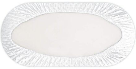 Baby Mozes Mand Super Zachte Bubble Bed Baby Wieg Zorg Pad Covers Wasbare Hoeslaken Blauw