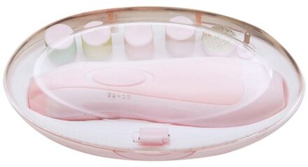 Baby Nagelvijl Elektrische Nail Trimmer Manicure Set met Nagelknipper, LED Licht en 10 Slijpkoppen