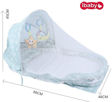 Baby Nest Bed Wieg Draagbare Verwijderbare En Wasbare Crib Reizen Bed Voor Kinderen Baby Kids Katoen Cradle zwart