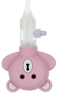 Baby Neusreiniger Babysnuiter Kind Herbruikbare Neus Schoonmaken Tool Met Pincet Quick Clear Snot Sucker Nasale Absorber Set roze nose cleaner