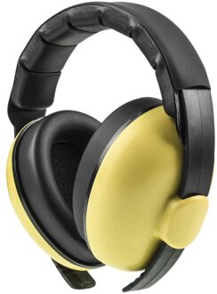 Baby Noise-Proof Oortelefoons Kindje Oor Bescherming Ruisonderdrukking Leren Slaap Geluidsreducerende Oordopjes Kind Baby Bescherming E geel