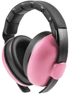 Baby Noise-Proof Oortelefoons Kindje Oor Bescherming Ruisonderdrukking Leren Slaap Geluidsreducerende Oordopjes Kind Baby Bescherming oor roze