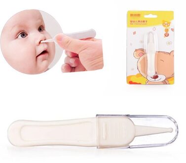 Baby Oor Neus Navel Plastic Pincet Pincet Tang Talheres Infantil Mamadeira Clips Pinza Chupetes Pasgeboren Veiligheid Veilige Zorg