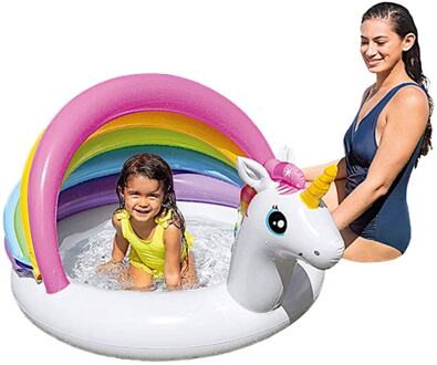 Baby Opblaasbaar Zwembad Luifel Peuterbad