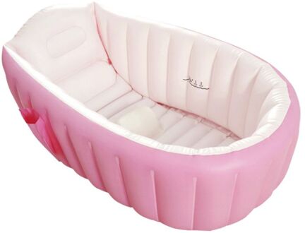 Baby Opblaasbare Bad Kids Anti-Gladde Opvouwbare Reizen Douche Wastafel Tubs Xxfe Roze