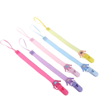Baby Pacifier Chain Clip Holder Nursing Teether Dummy Soother Nipple Leash Strap 23GD
